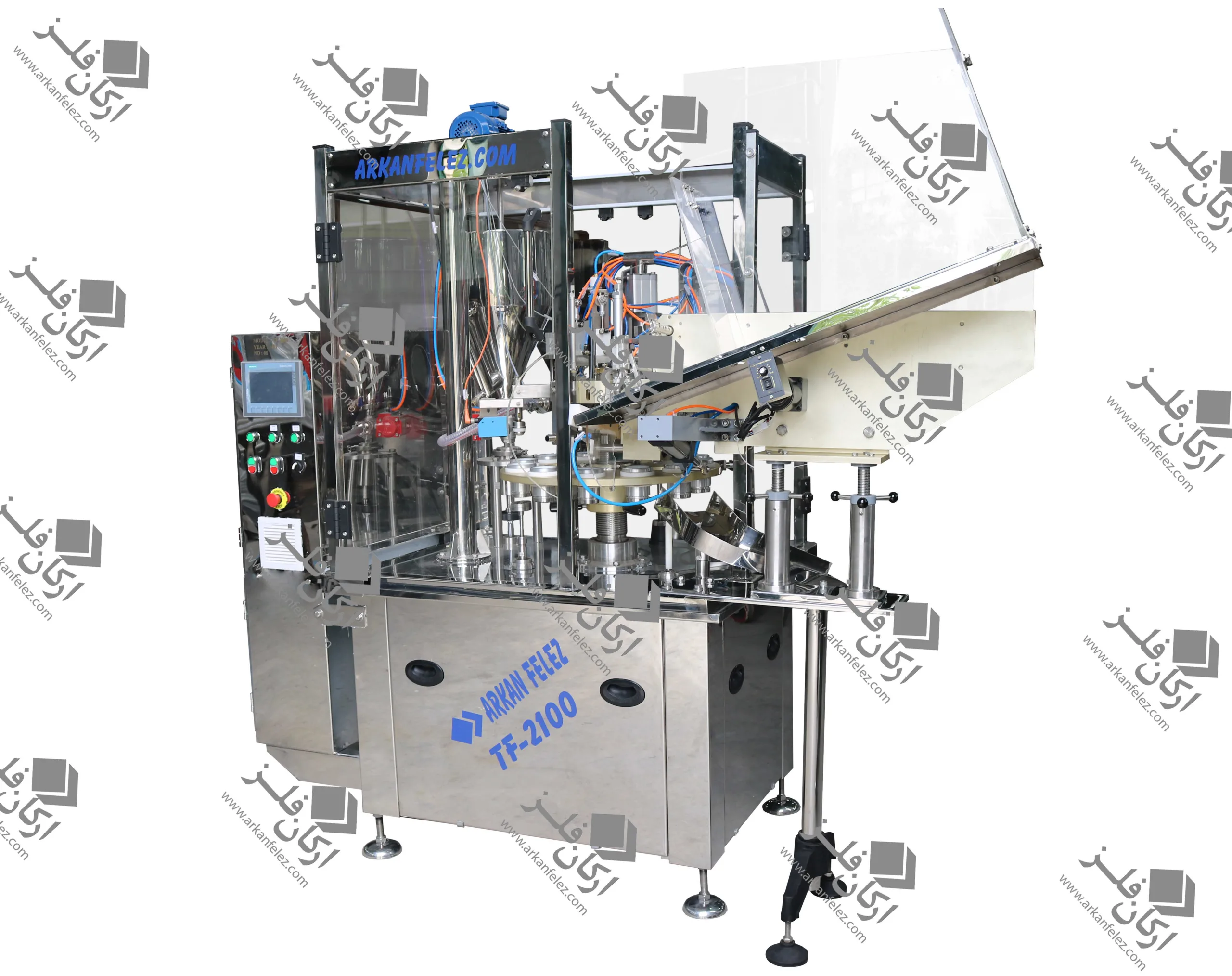 Laminate tube filler