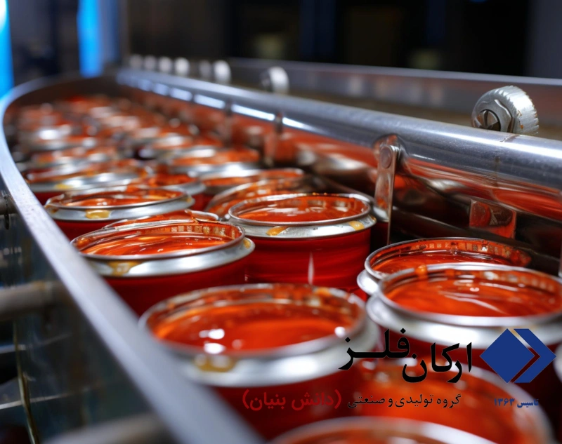 خط تولید و بسته بندی سس گوجه فرنگی و کچاپ