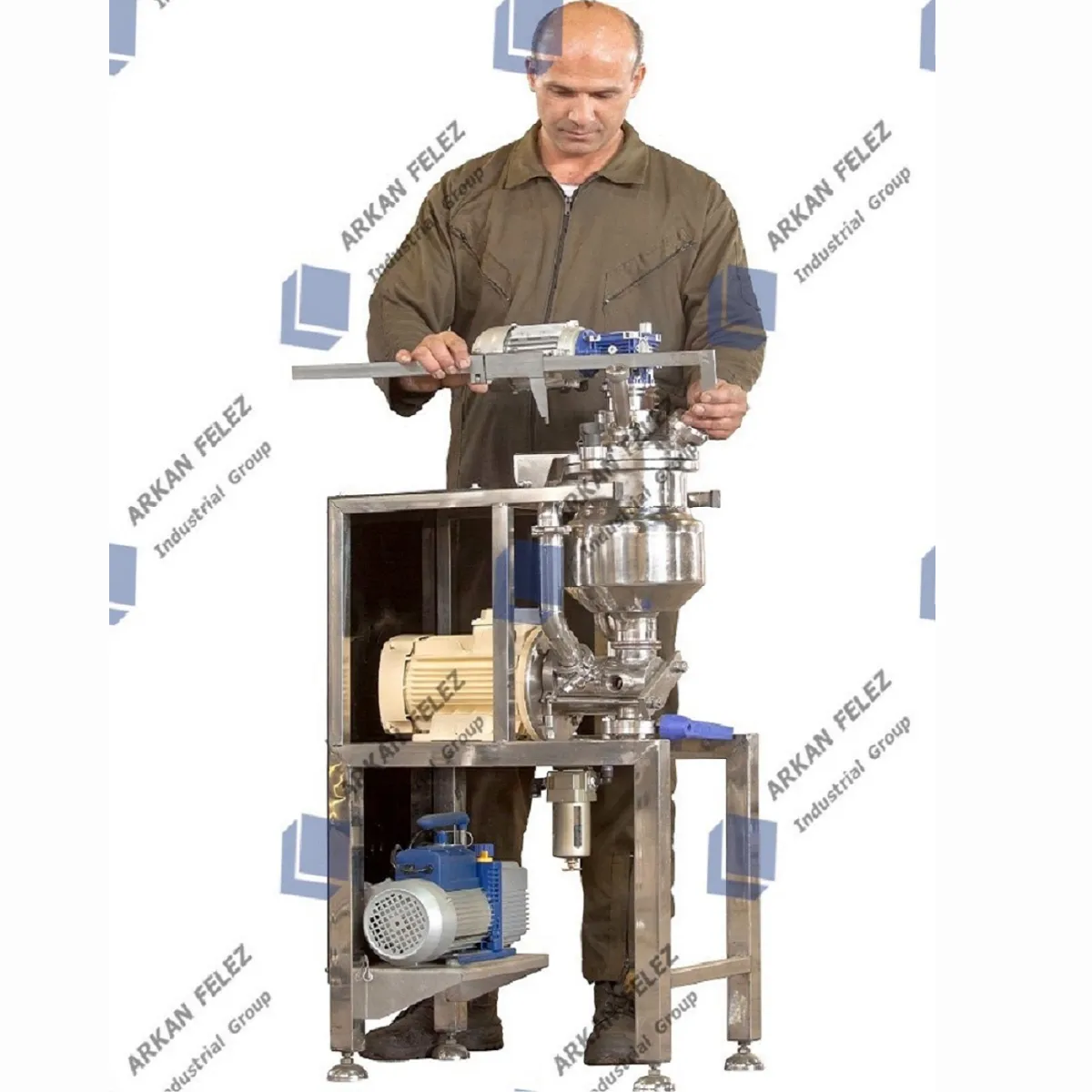 میکسر هموژنایزر تحت خلأ آزمایشگاهی مناسب ترکیب یکنواخت مواد حساس، کاهش حباب هوا و افزایش کیفیت محصول. ایده‌آل برای صنایع دارویی و شیمیایی.